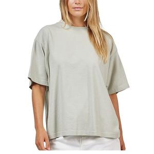 Camiseta de Mujer 100% Algodón, Cuello Redondo, Manga Corta Clásica, Transpirable, Ajuste Holgado, con Logotipo, Exportación de Proveedor de BD - Product Image 5