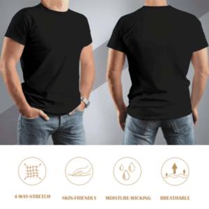 Crew Fitness 100% coton bonne qualité plaine vierge grande taille hommes t-shirts Pakistan fabricant en gros t-shirt pour hommes - Product Image 4