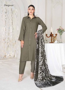 2024 Top marque Collection haute qualité laine fête porter des costumes pour femmes inde et Pakistan Style Salwar Kameez - Product Image 6