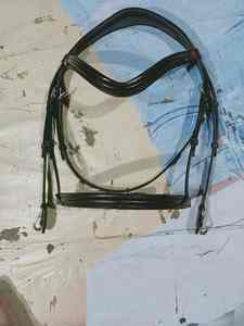 Bride à mors en cuir Demi-muserolle Confortable Durable et Parfait pour l'entraînement à l'équitation - Product Image 6