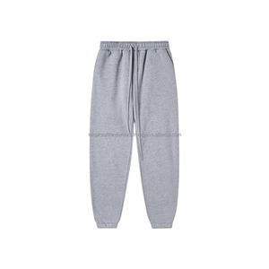 Pantalones de chándal elásticos de cintura media para hombre de primera calidad, pantalones de chándal informales de Color sólido, ropa de calle ligera de peso medio, ropa de uso diario - Product Image 6