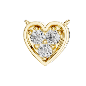 Collar con Colgante de Diamante Cultivado en Laboratorio de 0.36ct, Claridad VVS-VS, Color EF, Oro de 18KT, 14KT y Plata 925, Rosa, Amarillo, Blanco - Product Image 1