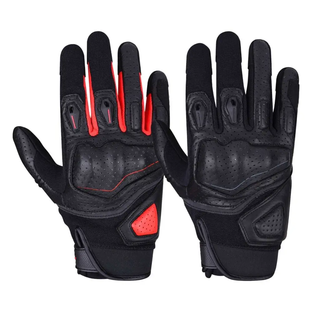 Lederen Motorhandschoenen Mannen Vrouwen Anti-Fall Motorfiets Motorcross Biker Handschoenen Touchscreen Moto Luvas Guants Beschermende Handschoenen