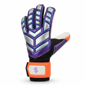 Gants de gardien de but personnalisés de haute qualité, nouvelle conception, couvrant toute la main, pour adultes et jeunes, fermeture à boucle et crochet antidérapante, matière en latex - Product Image 1