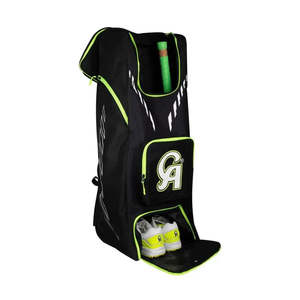 Bolsa de Cricket CA Plus 18K con Correa y Ruedas, Negra/Verde, Solución de Almacenamiento de Equipamiento - Product Image 4