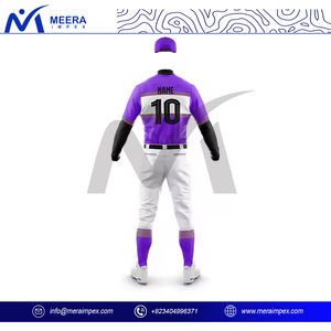 Conjunto de Jersey y pantalones de béisbol al por mayor para hombre, uniforme de equipo personalizado, ropa deportiva de tela transpirable para entrenamiento de Club - Product Image 4