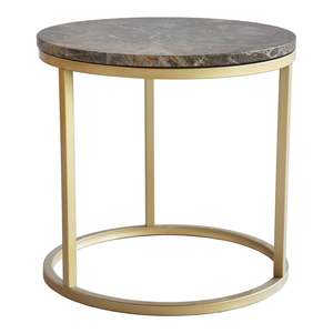 Table d'appoint en agate Accent moderne unique pour le salon ou la chambre à coucher Meubles de maison en pierre - Product Image 2