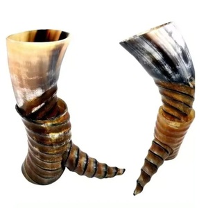 Cuerno para beber vikingo pulido corto blanco más vendido, decoración del hogar hecha a mano Real de calidad con estilo de Animal náutico, precio bajo - Product Image 1