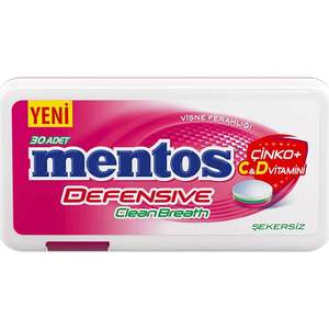 Mentos 21g Defensive Cherry Flavor <b>Breath</b> <b>Freshener</b> Candy - Product Image 1