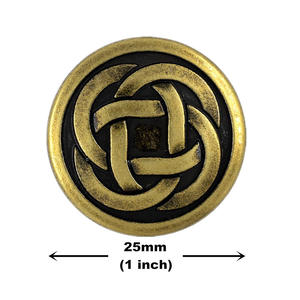 High-Quality Brass <b>Buttons</b> for Ceremonial Uniforms 12mm - Product Image 4