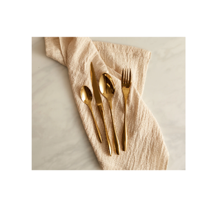 Couverts en laiton miroir cadeau Restaurant ensemble de couverts dorés en acier inoxydable pièce au design de luxe vente chaude - Product Image 4