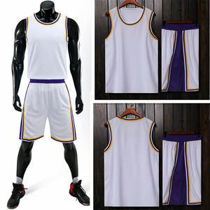 Uniforme de basket-ball en tissu 100% Polyester pour homme, vente d'usine en gros - Product Image 2