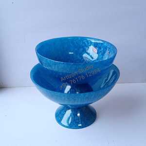 ชามเสิร์ฟเรซินหลากสีดีไซน์เนอร์สุดหรูชามแบบหมุนหลากสีสำหรับโต๊ะรับประทานอาหารงานแต่งงานและของตกแต่ง - Product Image 5