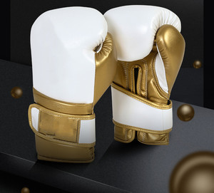 Nouveauté, gants de boxe professionnels design en cuir artificiel, couleurs personnalisées, gants de kickboxing unisexe en maille - Product Image 6