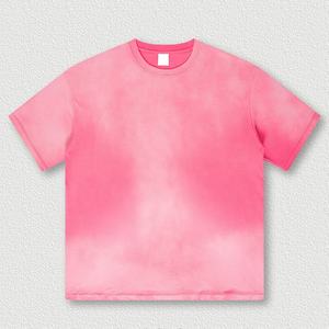 T-shirt surdimensionné graphique personnalisé délavé à l'acide pour hommes grande taille en coton vierge vintage épais avec votre logo de conception - Product Image 3