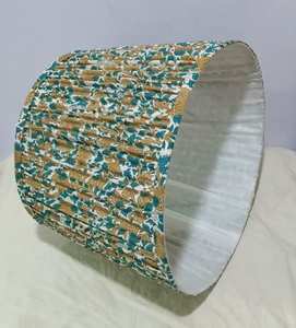 Abat-jour moderne en lin avec cadre en métal durable idéal pour la décoration d'éclairage du salon, de la chambre à coucher ou de l'hôtel - Product Image 4