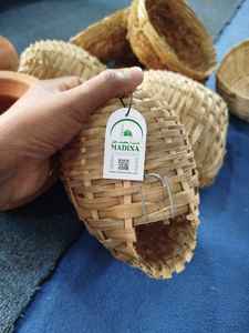 Nouveau Nid d'Oiseau en Paille de Bambou Naturel Fait Main pour Pigeons et Perruches – Maison Chaude Écologique Toutes Saisons – Vente en Gros Fabricant - Product Image 5