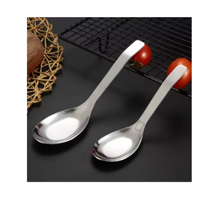 Cuchara de sopa de acero con espejo, último diseñador, cubiertos, tamaño personalizado, cuchara de alta calidad para vajilla usada - Product Image 2