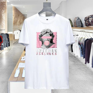 Alta calidad 2022 hombres camiseta de gran tamaño hombres diseñadores camisas hombres marca camiseta mercerizado algodón Panda camisa - Product Image 3