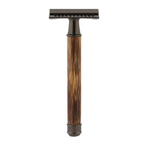 Maquinilla de afeitar de seguridad clásica de marca personalizada ecológica de etiqueta privada, afeitado de doble filo con mango largo reutilizable para hombres - Product Image 1