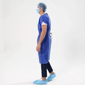 เสื้อสครับสำหรับผู้ป่วยผ้านอนวูฟเวนเสื้อทางการแพทย์แบบใช้แล้วทิ้งสำหรับแพทย์พยาบาลในโรงพยาบาล - Product Image 2