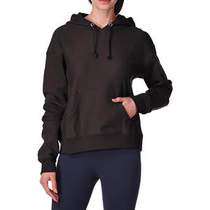 Mode femmes pull à capuche col haut surdimensionné doux polaire doublé sweat-shirt personnalisé imprimé conception avant Logo pour l'hiver - Product Image 1