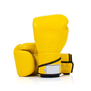 Gants de boxe en cuir véritable personnalisés pour l'extérieur Gants de boxe imperméables MMA Muay Thai Sparring Kick Boxing Arts martiaux Grappling Gloves - Product Image 6