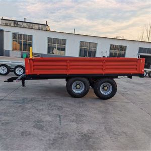 Double Axle Motorized Dump <b>Trailer</b> <b>Farm</b> Utility Hauler Grain Feed Diesel Tele Hoist Barn Gate Ramp High Productivity for Sale - Product Image 1