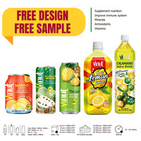 250ml 100% purée de mangue et d'orange boisson de jus de fruits frais pressés sans sucre faible en gras boisson de marque privée du Vietnam