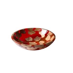 High Quality Wholesale Price Concrete Gold Mango Wood Bowl Creative Serving <b>Set</b> Custom Design Home Kitchen Decor <b>Wooden</b> Bowl - Product Image 6