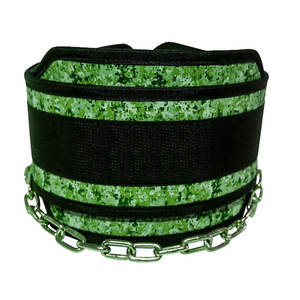 Ceinture de musculation personnalisée avec logo, pour haltérophilie, gym, squats, avec sangle en nylon, support en cuir, chaîne, produit de sécurité et de fitness de qualité - Product Image 2
