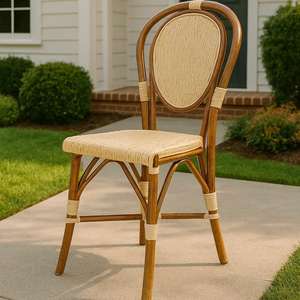 Muebles de ratán elegantes y minimalistas, cómodos y duraderos para restaurantes al aire libre, hoteles, dormitorios, salas de estar, granjas - Product Image 3