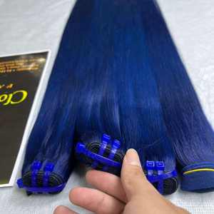 Trame noire naturelle droite de 8 "à 40" pouces 100% paquets de cheveux humains vietnamiens bruts Extensions de cheveux - Product Image 4