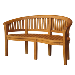 Silla de Descanso Moderna de Curva Natural, Muebles de Exterior Duraderos de Madera de Teca Maciza para Villa, Parque, Patio, Salón - Product Image 4