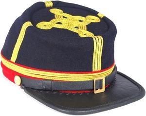 Képi de style artillerie confédérée avec insigne, tissu 100% laine, origine importée, type de fermeture boucle - Product Image 5