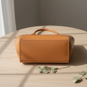 Sac à main en cuir véritable pour femmes en gros, sac à main tendance et durable de 14 pouces, fournisseur OEM FBA - Product Image 5