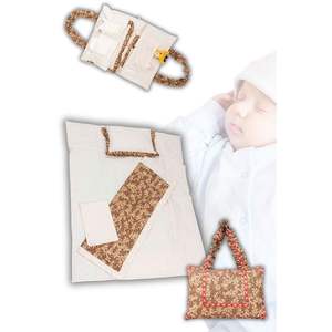 Juego de Ropa de Cama Portátil 100% Algodón de 6 Piezas, Solución para Dormir para Bebés, Bolsa de Viaje para Bebés - Product Image 6