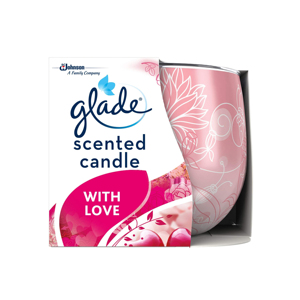 Glade Candle 120g With Love está libre de ftalatos, parabenos, Nitro almizcle y formaldehído, asegurando una quemadura limpia - Product Image 3