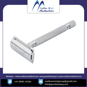 มีดโกนความปลอดภัยขอบคู่โครเมียมราคาตลาดมีขนาดที่กําหนดเองจากซัพพลายเออร์อินเดีย - Product Image 4