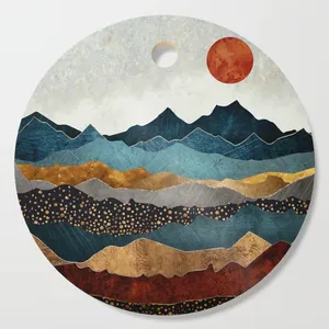 เขียงหั่นหินอ่อนอเนกประสงค์งานทำมือแผ่นตัดตามสั่งไม่เหมือนใคร - Product Image 3