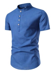 เสื้อโปโลผู้ชาย เสื้อโปโลแขนสั้นผู้ชาย เสื้อยืดติดกระดุมผู้ชาย เสื้อโปโลน้ำหนักเบา ระบายอากาศได้ดี - Product Image 6