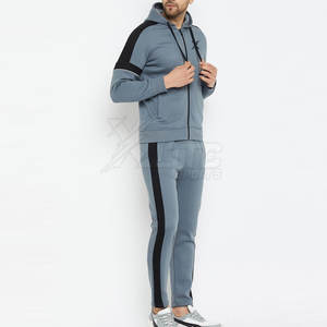 Ensemble de survêtement deux pièces pour homme, respirant, hiver, uni, look élégant pour les journées sportives, décontractées et de voyage - Product Image 4