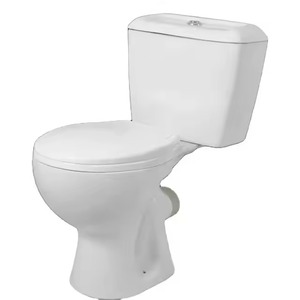 Marchandises sanitaires Placard à eau WC Toilettes Cuvette Piédestal Ensemble de lavabo Lavage Ensemble de toilette deux pièces au prix le plus bas du marché indien - Product Image 3