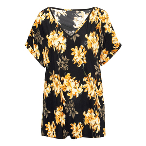 2025เสื้อยืดผู้หญิงแขนสั้นผ้าฝ้ายพิมพ์ลายเข้าได้กับทุกชุดแฟชั่นใหม่สำหรับฤดูร้อน - Product Image 1