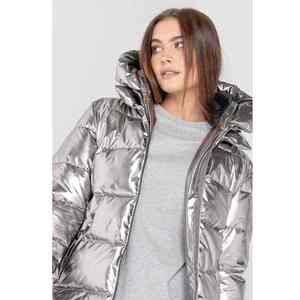 Chaqueta Acolchada Ligera Personalizada para Mujer, Chaqueta de Invierno con Capucha para Ropa Casual de Calle - Product Image 3