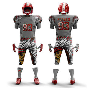 Nouvel uniforme de football américain personnalisé de style tendance, unisexe, manches courtes, respirant, léger, anti-humidité, séchage rapide - Product Image 1