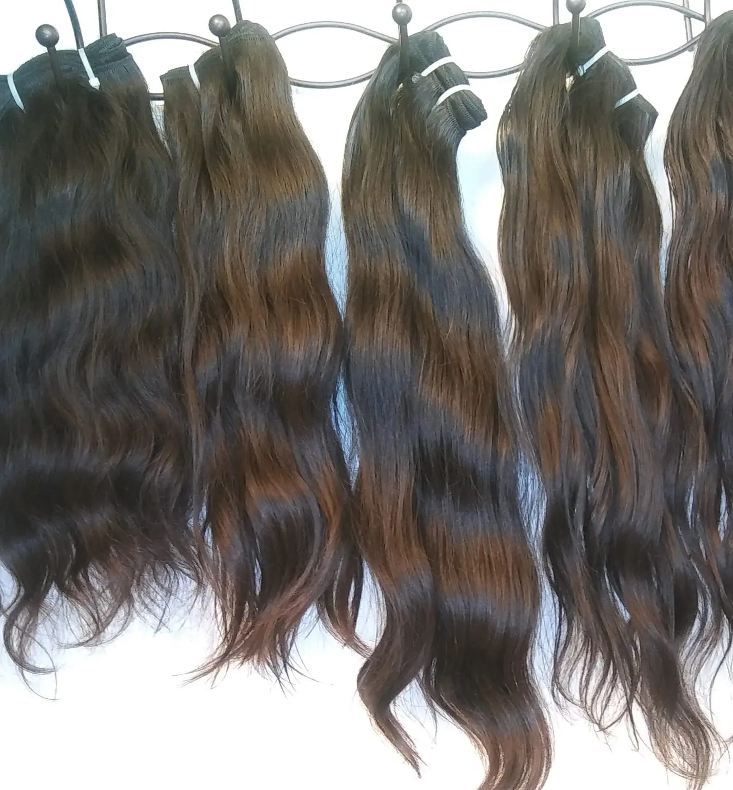 Raw indian temple 100% natural straight bundle hair