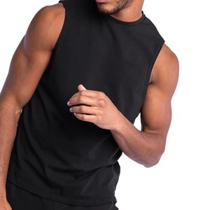 Men <b>tank</b> <b>top</b> Men's <b>Black</b> Sleeveless <b>Tank</b> <b>Top</b> O-Neck Casual Knitted Breathable Solid Color Polyester Vest affordable men <b>tank</b> <b>top</b> - Product Image 6