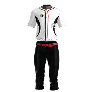 Mejor Venta de calidad superior de alto fabricante uniforme de béisbol transpirable 100% poliéster antibacteriano ligero duradero - Product Image 4