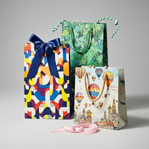 ถุงกระดาษเคลือบลามิเนตหรูหราแบบกำหนดเอง เป็นมิตรกับสิ่งแวดล้อม ย่อยสลายได้ ผิวด้าน สำหรับร้านขายเสื้อผ้า บรรจุภัณฑ์ของขวัญ และการตกแต่ง - Product Image 6